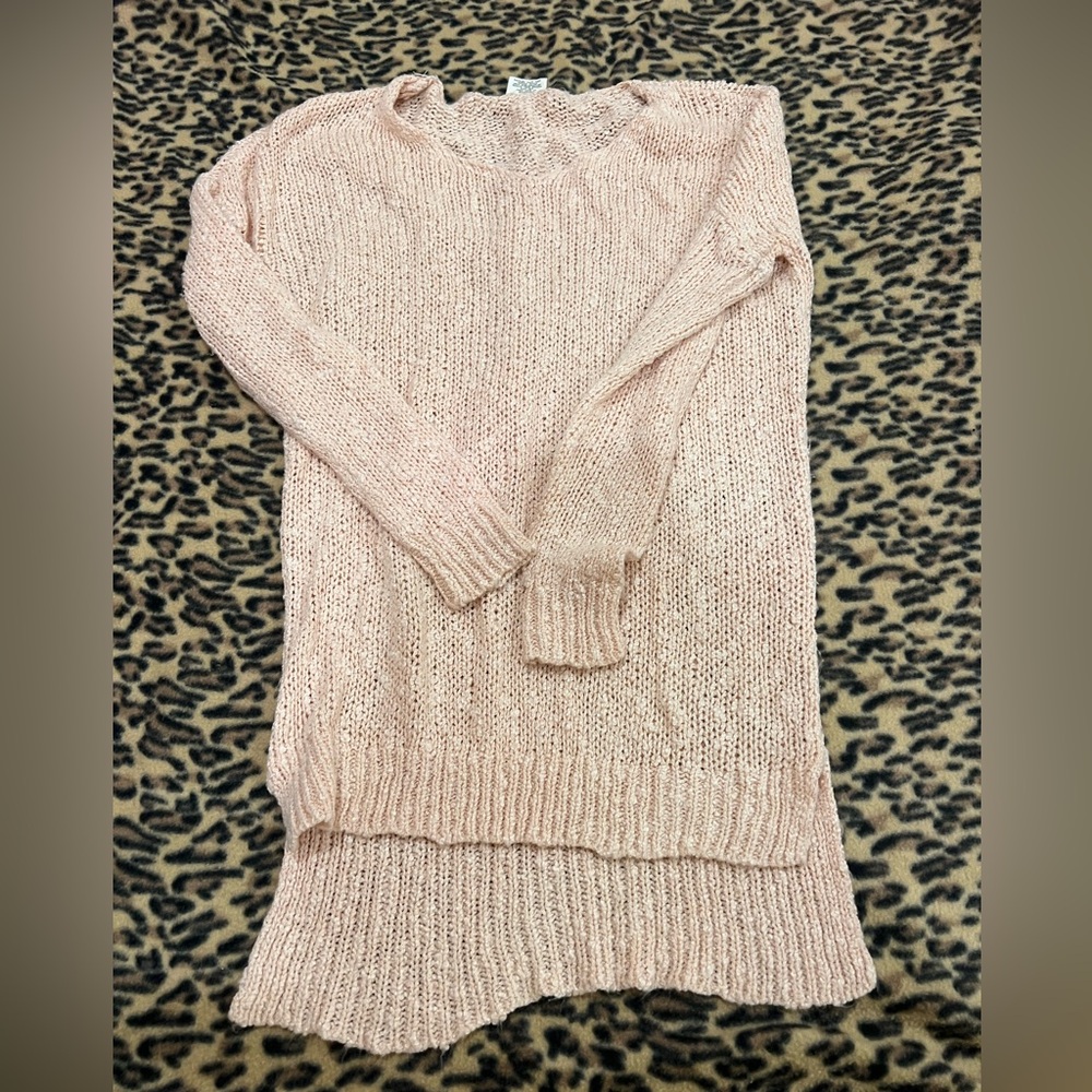 Essentials Light Pink Knit Sweater